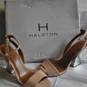 Halston Suede Sandal (New)